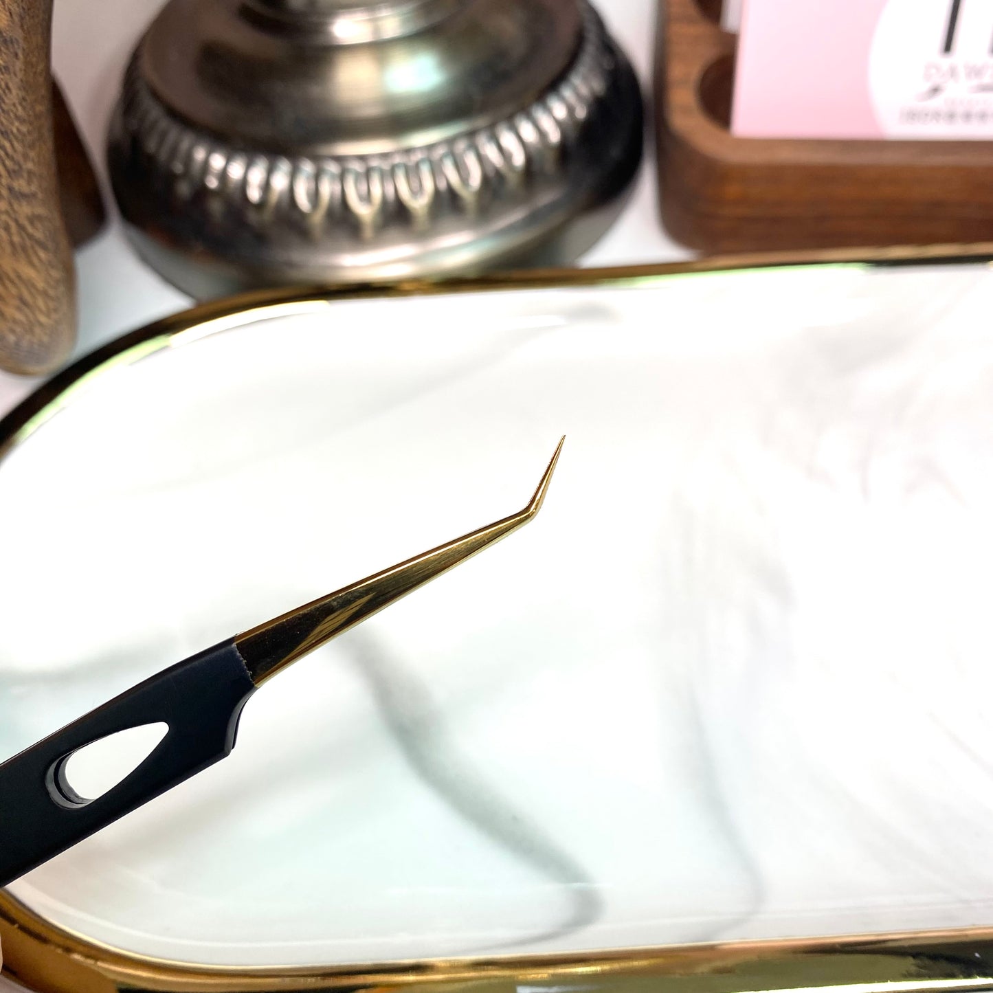 Banhada-小金夾gold black tweezer