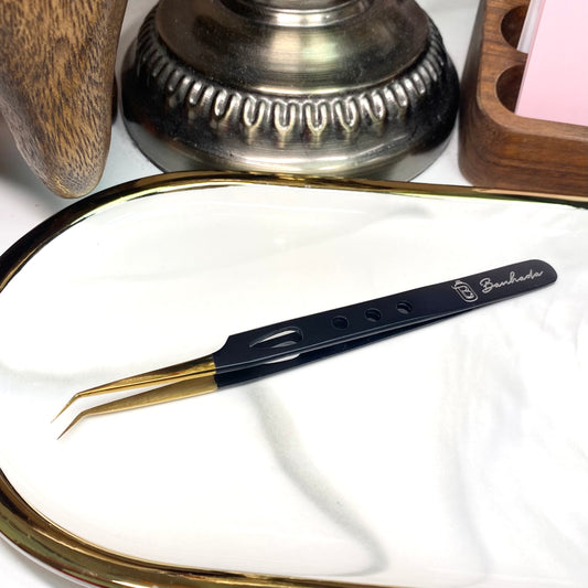 Banhada-小金夾gold black tweezer